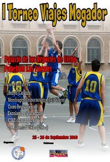 Cartel I Torneo Viajes Mogador<br />Fotografía: CB Juventud Utebo
