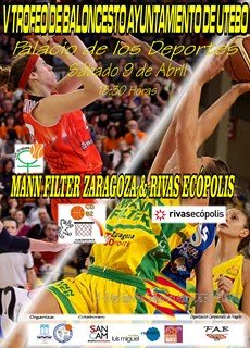 Foto: Juan Carlos García 2011(basketrivasecopolis.com) Cartel del V TROFEO DE BALONCESTO AYUNTAMIENTO DE UTEBO.<br />Fotografía: CB Juventud Utebo
