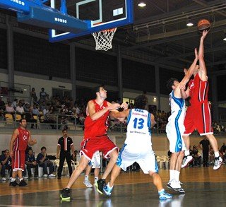 Pre-Temporada CAI ZARAGOZA - LAGUN ARO GBC en el Palacio de los Deportes.<br />Fotografía: CB Juventud Utebo
