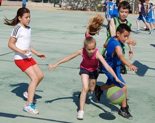 Imagen de uno de los partidos.<br />Fotografía: CB Juventud Utebo