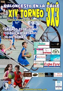 Cartel del Torneo.<br />Fotografía: CB Juventud Utebo