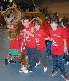 La Mascota de CAI ZARAGOZA<br />Fotografía: CB Juventud Utebo