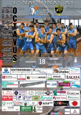 Cartel encuentro PRIMERA NACIONAL A1 (CB. OCTAVUS QUIMICAMP & ALFASA MAMBA TEAM)