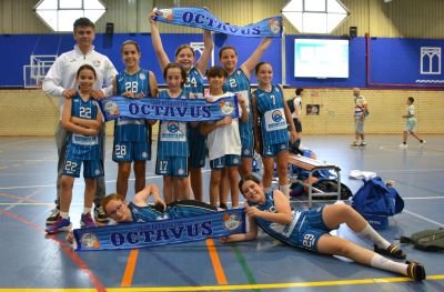 Las chicas del ALEVIN C, a la FINAL por la COPA.<br />Fotografía: CB OCTAVUS